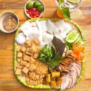 Mẹt bún đậu 5-6 người