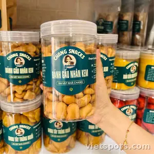 Bánh gấu nhân kem