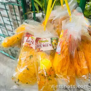 Bánh tráng sate ngũ vị
