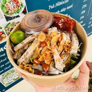 Bún mắm chả da Huế