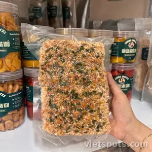 Cơm cháy mắm hành (4 miếng)