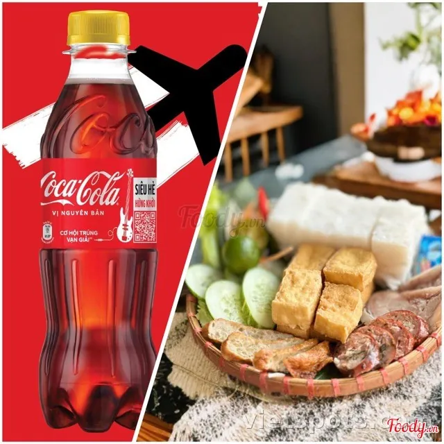 Combo 2 Bún đậu mắm tôm nhỏ + 2 Coca-Cola