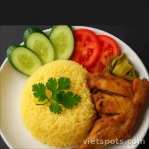 Cơm Gà Mắm Tỏi Đùi