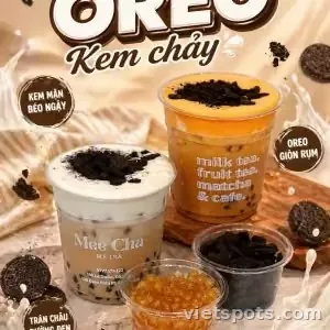 Trà Sữa Oreo Kem Chảy