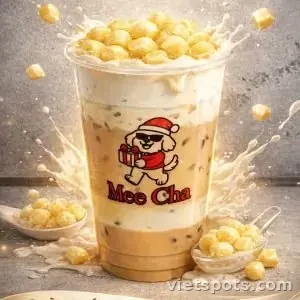 Trà sữa phô mai dẻo