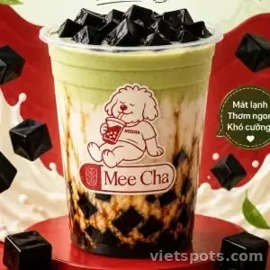 Sữa Tươi Sương Sáo Đường Đen + Kem