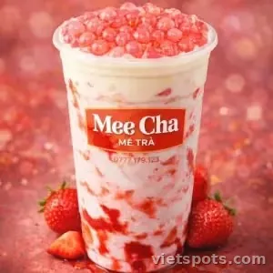 Sữa dâu kem phô mai