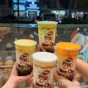 Sữa tươi trân châu đường đen + kem