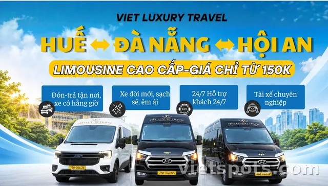 Viet Luxury Travel - Xe ghép Limousine (Đà Nẵng · Huế · Hội An)