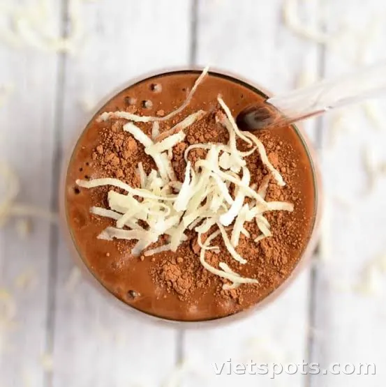 Sinh tố dừa socola
