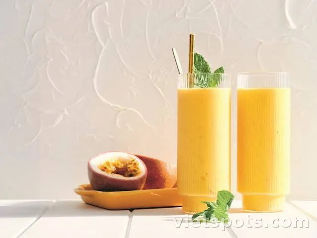 Sinh tố xoài chanh dây