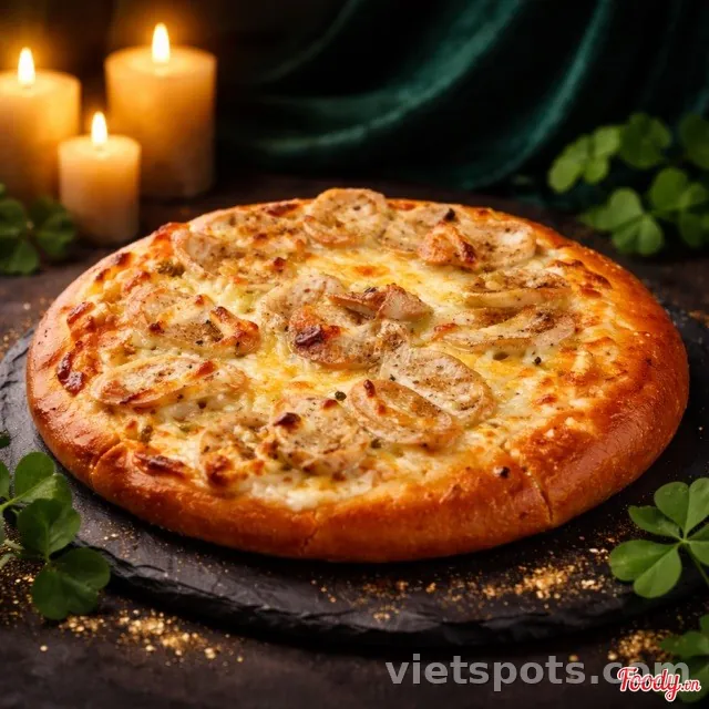 Pizza xúc xích Đức size 18