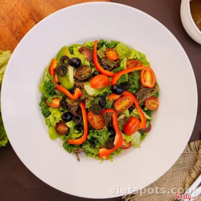 Salad dầu Olive và dấm Balsamico Ý
