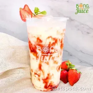 Sữa chua lắc dâu tây