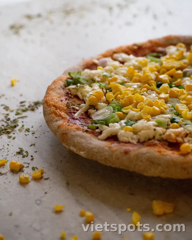 Pizza Xúc xích bắp