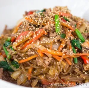 Miến Hàn Quốc xào rau củ