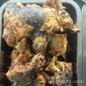 cơm cá chuồn kẹp nghệ