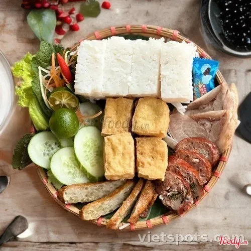 Bún đậu mắm tôm nhỏ