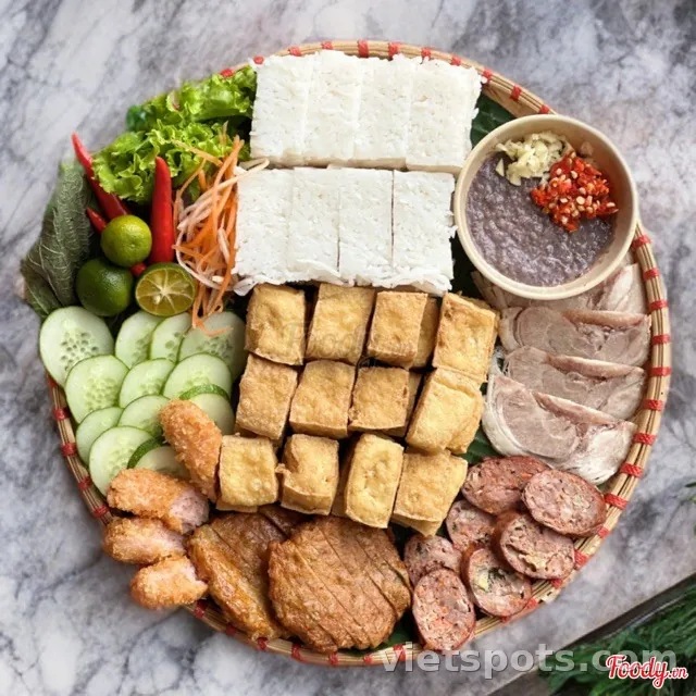 Bún đậu khổng lồ (3-4 người)