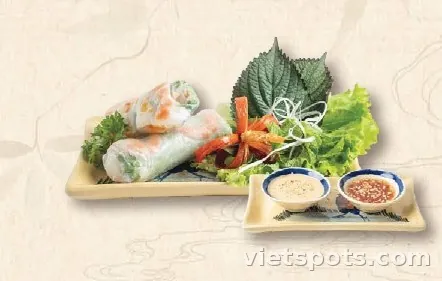 Gỏi Cuốn Tôm Tươi & Trứng Muối