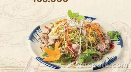 Gỏi Rau Muống Thịt Bò Tái Lăn