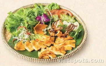 Mực Lá Nướng Sa Tế