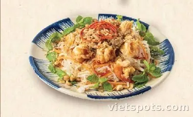 Phở Sắn Quế Sơn Trộn Tôm Thịt