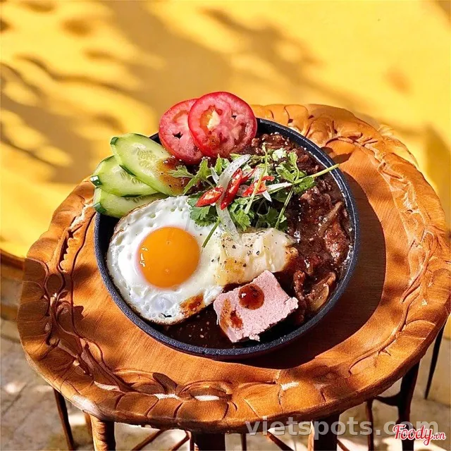 Chảo bò sốt tiêu đen