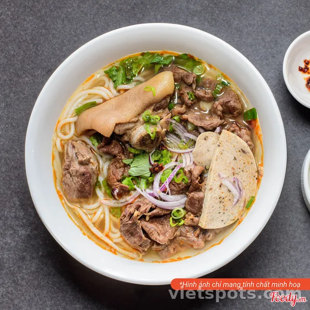 Bún riêu + chả
