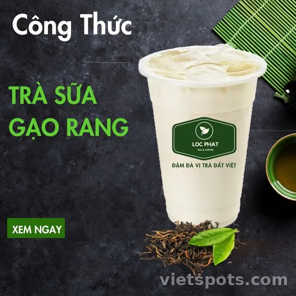 Trà Sữa Gạo Rang