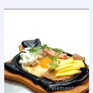 2 trứng , pate , xíu mại , phô mai , xúc xích