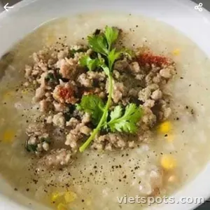 Cháo thịt heo - lớn