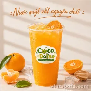 Nước quýt vắt nguyên chất