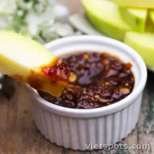 Xoài tứ quý xanh chấm sốt thần thánh