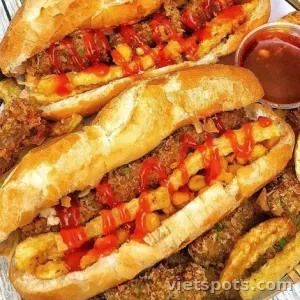 Bánh mì nem khoai