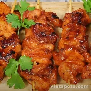 Gà xiên chiên (5 xiên)