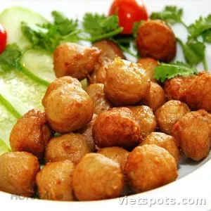 Bò viên chiên