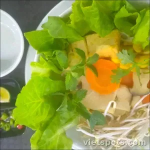 Combo Mì Quảng Chay Sữa Chua Xoài