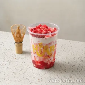 Sữa dâu sấy kem mặn