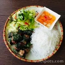 Bún chả lá lốt + 1 nước uống