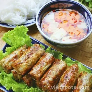 Bún nem rán Hà Nội