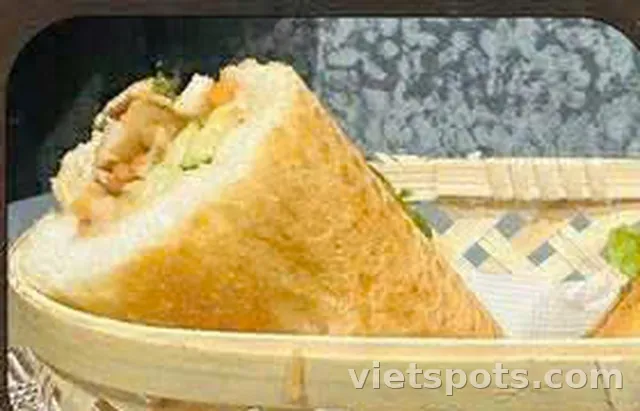 Хлеб с жареной стеклянной лапшой