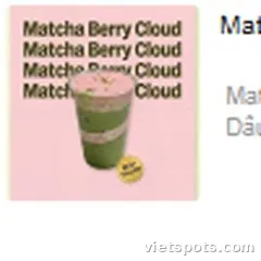 Matcha berry cloud