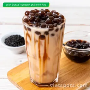 Sữa tươi trân châu đường đen