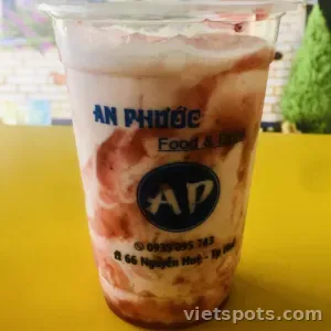 Sữa chua nha đam trần châu vị dâu