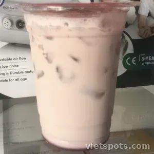 Trà sữa vị khoai môn