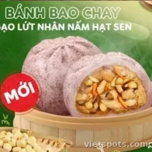 Combo bánh bao chay gạo lứt + sữa đậu nành Fami