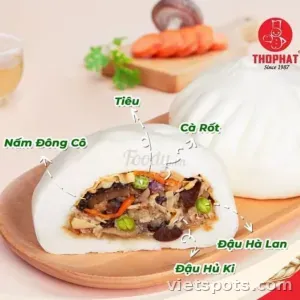 BÁNH BAO CHAY ĐẶC BIỆT NHÂN THẬP CẨM