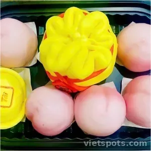 Set cúng ĐB 5 đào nhỏ - 1 thỏi - 1 túi tiền