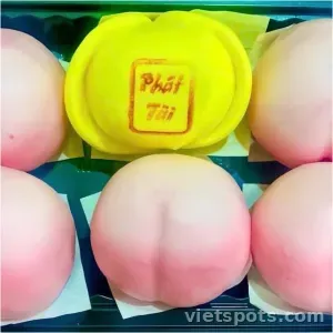 Set cúng 5 đào nhỏ - 1 thỏi vàng